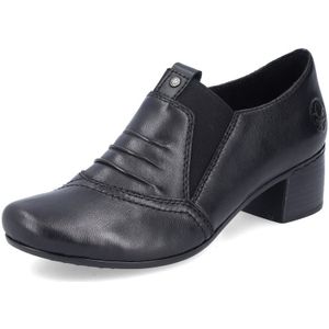 Rieker DAMES Pumps 41657, Vrouwen Veterpumps,hakken,hoog gesloten,comfortabel,elegant,edele,Zwart (schwarz / 00),39 EU / 6 UK