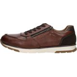Rieker Sneakers - Cognac - Leer - Rubber Zool