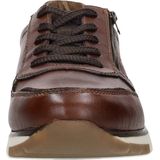 Rieker Sneakers - Cognac - Leer - Rubber Zool