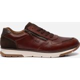 Rieker Sneakers - Cognac - Leer - Rubber Zool