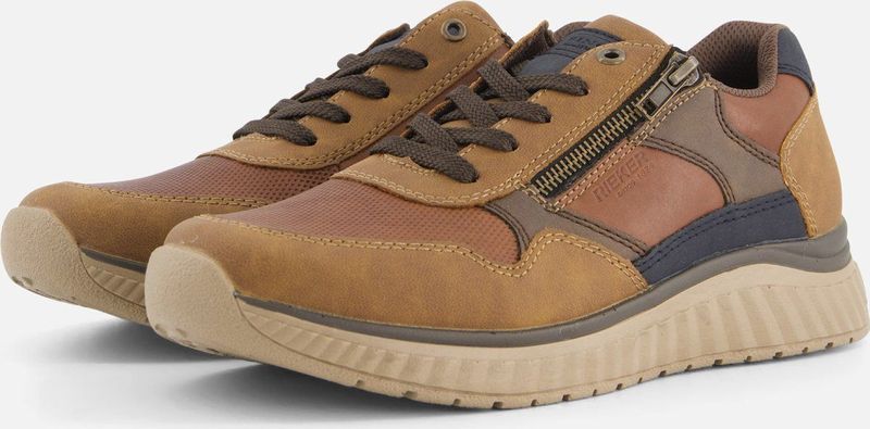 Rieker Sneakers bruin Textiel - Maat 44