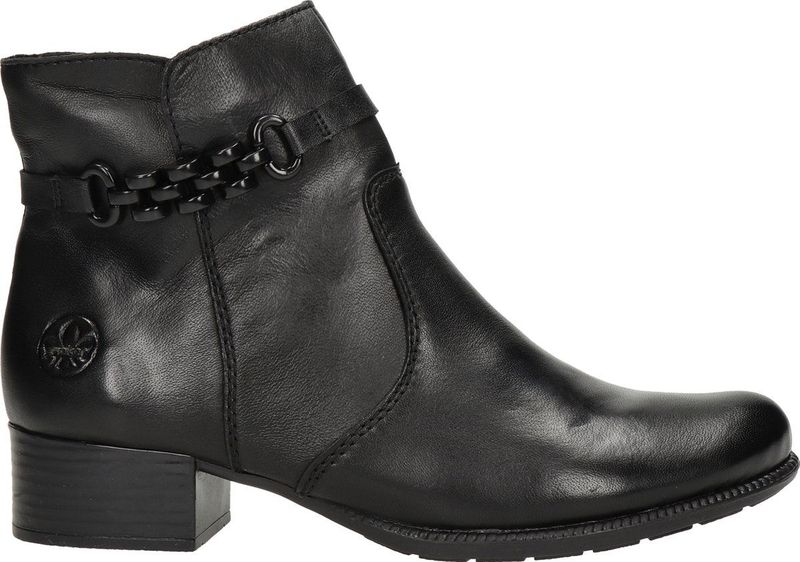 Rieker dames enkellaars - Zwart