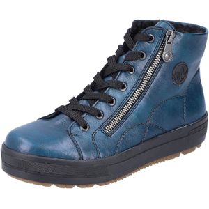 Rieker Dames N2710 modieuze laarzen, blauw, 38 EU