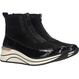 Remonte Enkellaarsjes zwart Textiel - Dames