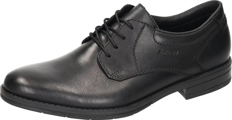 Rieker - Gesloten Formele Zakelijke Schoenen - Zwart - Leer