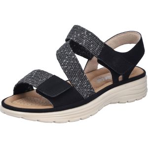 Rieker Sandale, Sommerschuh, Outdoorsandale mit regulierbaren Klettverschlüssen
