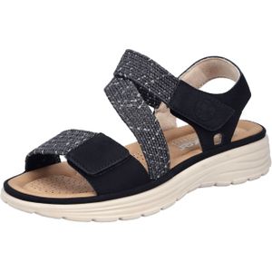 Rieker Sandale, Sommerschuh, Outdoorsandale mit regulierbaren Klettverschlüssen