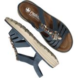 Rieker - V8549 - Sandalen - Blauw - Nabukino - Ultralicht Comfort