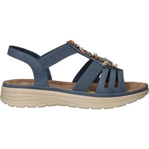 Rieker - V8549 - Sandalen - Blauw - Nabukino - Ultralicht Comfort