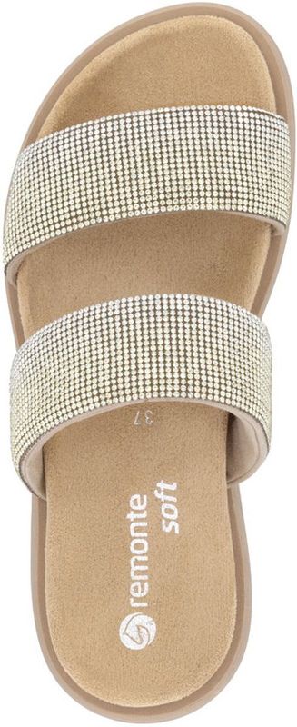Remonte - D2N50-90 - Slipper - Goud - Kunststof