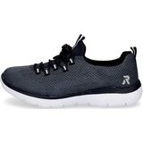 Instapschoen - Nachtblauw - Vrijetijdssneaker - MemoSoft - Sleehak