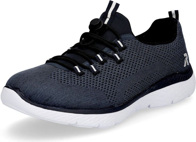 Instapschoen - Nachtblauw - Vrijetijdssneaker - MemoSoft - Sleehak