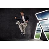 OTTO RIEKER Preston Sport Slip-on Sneakers - Donkerblauw - Elastiek Sluiting - Sleehak