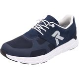 OTTO RIEKER Preston Sport Slip-on Sneakers - Donkerblauw - Elastiek Sluiting - Sleehak