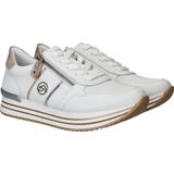 Remonte - D1327 81 - Sneakers - Wit - Leer - Rits en Vetersluiting