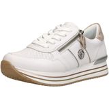 Remonte - D1327 81 - Sneakers - Wit - Leer - Rits en Vetersluiting