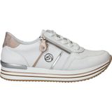 Remonte - D1327 81 - Sneakers - Wit - Leer - Rits en Vetersluiting