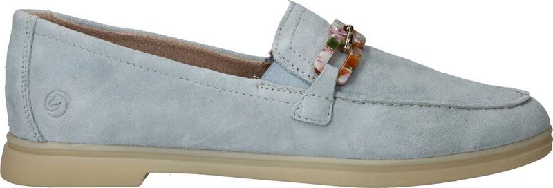 Remonte - Mocassin - Licht Blauw - Suède