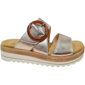Remonte - D0Q51-90 - Slippers - Rose Goud - Metallic - Comfortabel