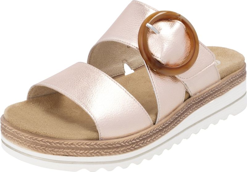 Remonte - D0Q51-90 - Slippers - Rose Goud - Metallic - Comfortabel