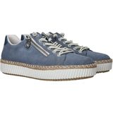 Rieker - Veterschoenen Laag - Blauw - Casual Schoenen