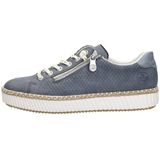 Rieker - Veterschoenen Laag - Blauw - Casual Schoenen