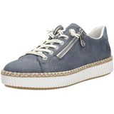 Rieker - Veterschoenen Laag - Blauw - Casual Schoenen