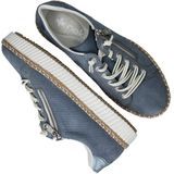 Rieker - Veterschoenen Laag - Blauw - Casual Schoenen