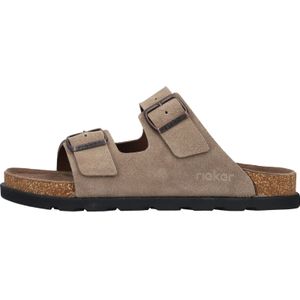 Rieker - 21190 - Herenslippers - Bruin - Echt Leer