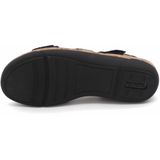 Remonte - Nubuck - Sandalen - Zwart - Suède/Textiel