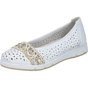 Rieker - L3062-80 - Ballerina Schoenen - Wit
