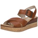 Rieker - Sandalen Hak - Cognac - Kunstleer