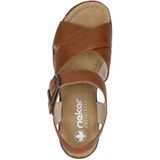 Rieker - Sandalen Hak - Cognac - Kunstleer
