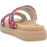 Remonte - Slippers - Multicolour - Vlechtlook - Plateau
