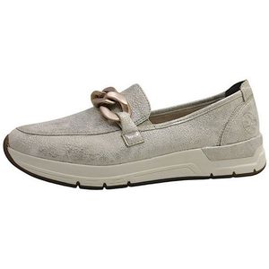 Rieker Loafer, Slipper, Slip-on Sneaker, Halbschuh mit modischer Zierkette