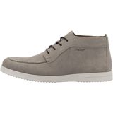 Enkellaarsjes - Lichtbeige - Leer - Vetersluiting - Normale Wijdte