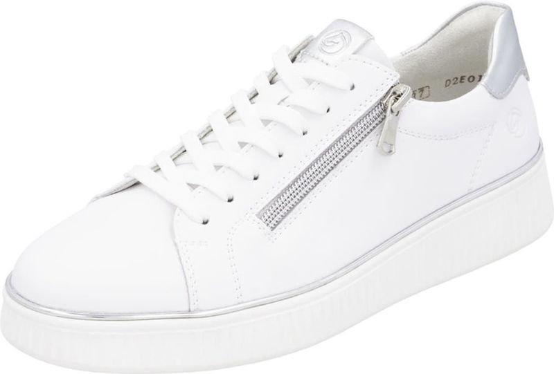 Remonte - Dames Sneakers - Wit - Leer