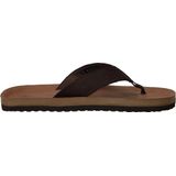 Rieker - Slippers - Bruin - Leren Voetbed - Slip-On