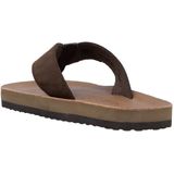 Rieker - Slippers - Bruin - Leren Voetbed - Slip-On