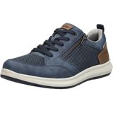 Rieker - Heren Sneakers - Blauw - Comfortabel - Vetersluiting