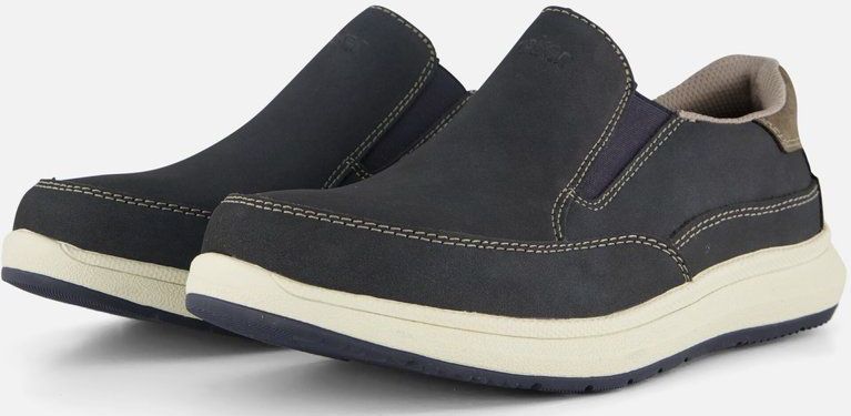 Rieker - Instappers - Blauw - Leer