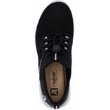 Unikleur - Instapschoen - Zwart - Vrijetijdssneaker - Elastische Sluiting