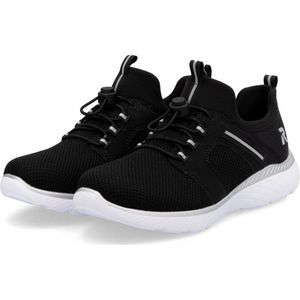 Unikleur - Instapschoen - Zwart - Vrijetijdssneaker - Elastische Sluiting