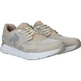 Lichtbeige Sneakers - Vrijetijdsschoen - Instapschoen met Elastiek - Plateauhak