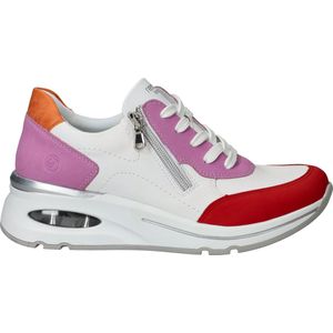 Remonte - Elisabeth Hurley-Collection - Sneakers - Wit Multi - Sleehak