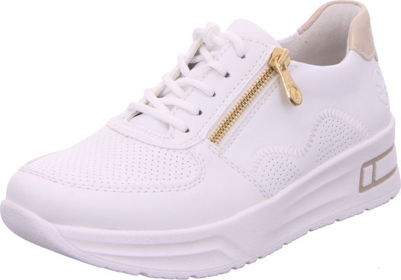 Rieker Plateausneaker, Halbschuh, Schnürschuh, Freizeitsneaker mit Reißverschluss