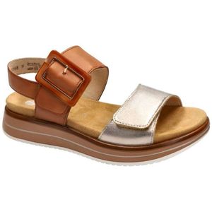 Remonte - Dames - Sandalen - Cognac/Caramel - Schoenen