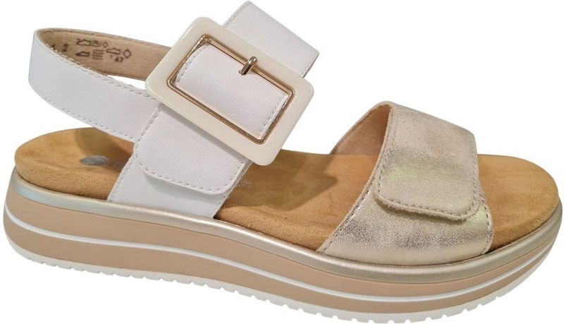 Remonte - D1J53 - Sandalen - Zwart - Glad Leer/Kunstleer