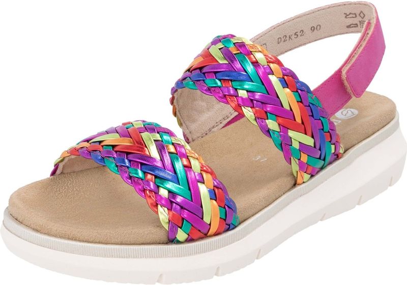Remonte - D2K52-90 - Sandaal - Multicolor - Suède