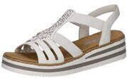 Rieker - V0240 Alabama Weiss - Sandalen - Wit - Ultralicht - Antistress